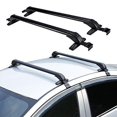 thumbnail image 1 of Eapmic 2Pcs1M Aluminum Car Top Roof Rack Cross Bar Luggage Carrier Adjustable Window Frame Lockable Anti-Theft Design, 1 of 4