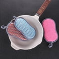 thumbnail image 4 of Ynlkorvg Cleaning Brush Sponges Kitchen Dish Sponge For Washing Dishes Cleaning Kitchen 6 Pack Non Scratch Rough Scrubbers Side For Non Stick Cookware Soft Microfiber Scrub Side For Dishes, 4 of 8