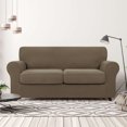 thumbnail image 2 of CHUN YI Sofa Cover with Separate Cushion Slipcover Stretch Checks, 2 of 7