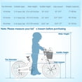 thumbnail image 2 of Gymax Vélo pour Enfants Rétro 18 Pieds' avec Guidon et Selle Réglables en Hauteur Bleu, 2 of 10