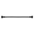 thumbnail image 3 of Mainstays Drapery Window Curtain Rod with Decorative Square Finials, Adjustable, 42" - 84", Black, 3 of 5