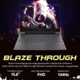 thumbnail image 4 of HP Victus 15,6 Po 144 Hz Portable de Jeu FHD, Intel i5-13420H, 64 Go de RAM, SSD PCIe 4 To, NVIDIA GeForce RTX 4050, Clavier Rétroéclairé, Wi-Fi 6, Windows 11 Pro, Mica Argent, Ensemble Station d'Accueil 256 Go, 4 of 9