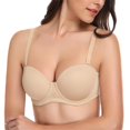 thumbnail image 2 of Women's Strapless Plus Size Full Figure Bra Underwire Multiway Contour Bra, 2 of 6
