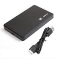 thumbnail image 1 of USB 3.0 HDD Enclosure 5Gbps 2.5Inch Hdd Case SATA External Closure HDD Hard Disk Case Box for PC Hard Drive Case,1 x Hard Drive Enclosure 1 x USB Cable,Black, 1 of 9