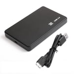 USB 3.0 HDD Pièce jointe 5Gbps 2.5Inch Affaire Hdd SATA Fermeture externe HDD Boîte de cas de disque dur pour PC Cas de disque dur,1 x Pièce jointe du disque dur 1 x USB Câble, noir