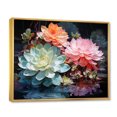 thumbnail image 2 of Designart Multi-Color Traditional Gold framed wall art, Succulent framed wall Art, Reflecting on Succulent Beauty , Succulent framed wall art decor, 32x16 inches Gold Frame, 2 of 5