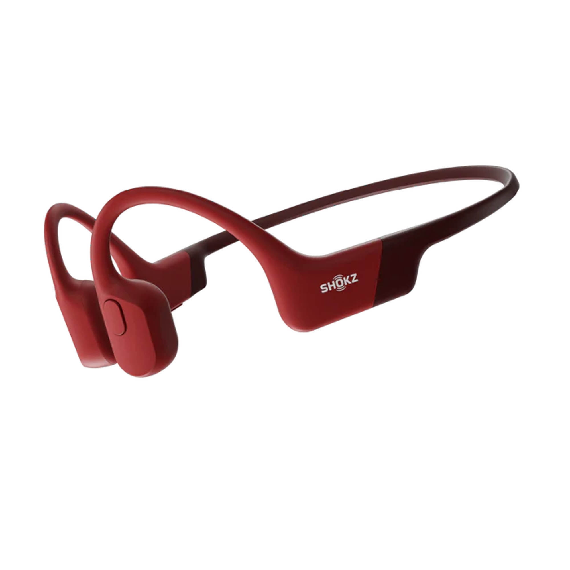 Shokz - OpenRun, Bone Conduction Sports Headphones, Red
