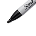thumbnail image 3 of Marqueurs permanents Sharpie, pointe biseautée, noir, 4 unités, 3 of 7