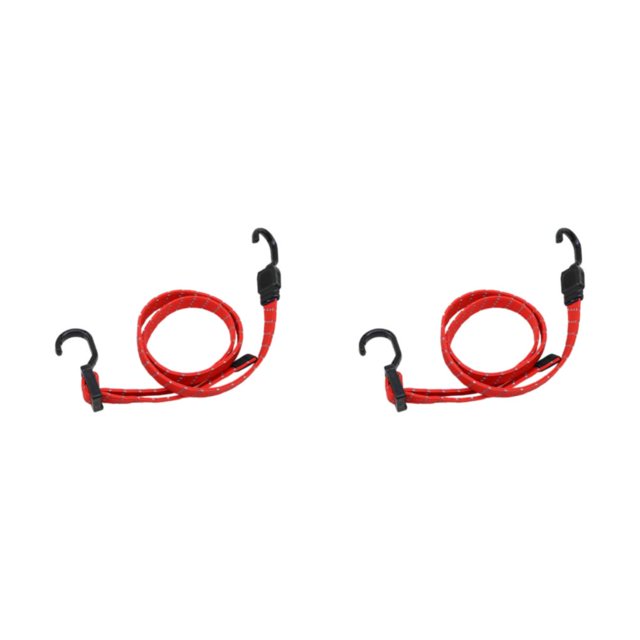 Decodeary Sangle Cargo Haute Résistance - Fiable et Résistante à l'Abrasion pour Sécuriser des Objets de Valeur Bagage Durable Réfléchissant Rouge 120cm 2Ensemble