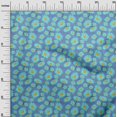 thumbnail image 3 of oneOone Cotton Poplin Medium Blue Fabric Floral Fabric For Sewing Printed Craft Fabric By The Yard 42 Inch Wide, 3 of 4