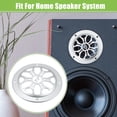 thumbnail image 3 of Unique Bargains 4 Pcs 3' Car Speaker Grills Cover Round 3 Inch Audio Subwoofer Protector with Screws ABS Silver Tone, 3 of 8