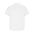 thumbnail image 3 of Chemises pour Hommes en Lin, Chemise Décontractée à Manches Courtes en Coton et Lin, Col Pliable, Blouse Col Rabattu, 3 of 5