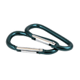 thumbnail image 2 of Coghlan's 6mm Anodized Aluminum Spring-Loaded Carabiner 2-Pack - Lightweight Camping & Hiking, 2 of 5