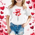 thumbnail image 1 of WEAIXIMIUNG Haut à Manches Courtes pour Enfants Imprimé T-Shirt Décontracté 160, 1 of 4