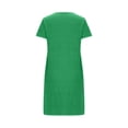 thumbnail image 4 of Birdeem Chemises de Nuit pour Femmes Chemise de Nuit Courte Surdimensionnée pour Femmes Robe Imprimée à Col Rond et Manches Courtes, 4 of 12