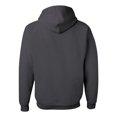thumbnail image 2 of Jerzees Mens NuBlend Pull Over Hooded Sweatshirt, S, Charcoal Grey, 2 of 2