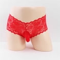 thumbnail image 3 of Fridja Lace Men Inner Large Size Men's Boxer Low Waist Transparent T Pants Underwear Classic Multipack Panties, 3 of 4
