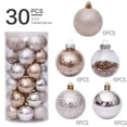 thumbnail image 1 of Christmas Ball Decorations 30PCS Christmas Ball Baubles Party Christmas Tree Decorations Hanging Ornament Decor Grandparents Christmas Gift On Clearance, 1 of 3