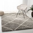 thumbnail image 1 of SAFAVIEH Hudson Amias Geometric Shag Area Rug, 1 of 8