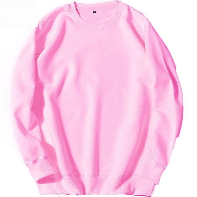 QIPOPIQ Chandails à Col Rond pour Hommes de Couleur Unie Rose avec texture Géométrique, avec Manches Longues et Style Décontracté à Enfiler. Ce Chandail en Molleton de Poids Moyen en Mélange Coton-Polyester Offre des Poignets et un Ourlet Côtelés pour la Durabilité et le Confort, Idéal à Agencer avec des jeans Ou des Pantalons de Survêtement.