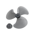 thumbnail image 2 of 16 Inch Household Plastic Fan Blade Three Leaves With Nut Cover For Pedestal Fan Table Fanner General Accessories, 2 of 9