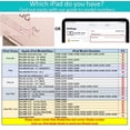 thumbnail image 5 of DuraSafe Cases for iPad 10.9 Inch 10th Generation [ iPad 10 2022 ] TriFold PC Lightweight Smart PU Leather Protective Hard Back Cover - Light Blue, 5 of 5