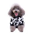 thumbnail image 4 of Full Coverage Dog Pajamas  Winter Warm Fleece Pet Pullover for Small Dogs  Milk Cows, 4 of 7