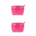 thumbnail image 2 of Baohd Expandable Purse Organiser With Zip Closure Convenient Storage For Handbag Waterproof Nylon Bag Cloth Storage Organiser rose red 2Set, 2 of 6