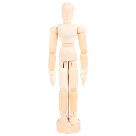 Wood Artist Drawing Manikin Articulated Mannequin With Base And Flexible Body Perfect For Drawing The Human Figuredesktop ornament figurines healing boutique