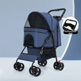 thumbnail image 1 of Pet Trolley Dog Trolley Foldable Pet Stroller, Lightweight Pet Trolley, Outdoor Small And, 1 of 5