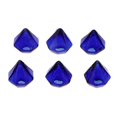 thumbnail image 4 of Esquirla 6 Pcs Clear Glass Bottle Charm Pendant DIY Craft Jewelry Making Blue, 4 of 8