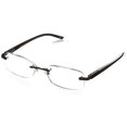 thumbnail image 2 of Foster Grant Lunettes de Lecture pour Hommes Rick, Brun/transparent, 59 mm US, 2 of 4