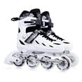 thumbnail image 1 of TFixol Patins à Roulettes Lumineux Ajustables pour Adultes et Enfants avec Conception Respirante et Fonctions de Protection Multiples, Roues Blanches Phosphorescentes, Taille M (33-37), 1 of 7