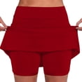 thumbnail image 1 of Jupe-Short Taille Mi-Haute pour Femmes avec Poches - Jupe-Short Décontractée Active, 1 of 7