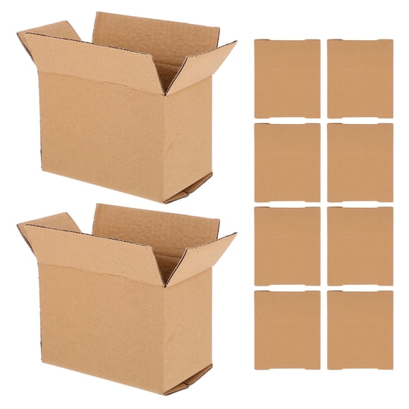 CTIRCHIU 10 Pcs Boîtes d'Expédition Jaune Pâle pour Déménagement