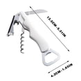 thumbnail image 3 of Yhmxh Home and Kitchen,Kitchen Gadgets,Kitchen Organizers And Storage 3-in-1 Multifunctional Wine And Beer Opener Portable Corkscrew With Bottle Foil Cutter Bottle Opener, 3 of 4