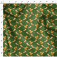 thumbnail image 4 of Soimoi Green polyester Crepe Fabric Fox & Arrow Tribal Printed Fabric 1 Yard 52 Inch Wide, 4 of 5