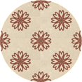 thumbnail image 1 of Ahgly Company Tapis d'Intérieur Lavable en Machine Carré Beige Blé, 3 Pieds Carré, 1 of 7