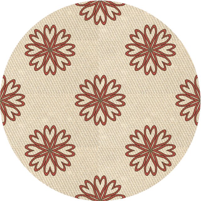 Ahgly Company Tapis d'Intérieur Lavable en Machine Carré Beige Blé, 3 Pieds Carré