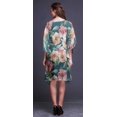 thumbnail image 4 of Bimba Aquarelle Femme Courte Plage Kaftan Tenue de Plage Paréo de Bikini Robe Midi-P-L, 4 of 5