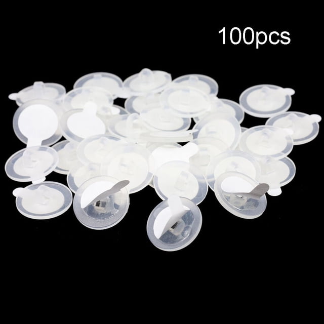 100 Pcs Self Adhesive Hooks Adhesive buttons with eyelet Ceiling hook for hanging