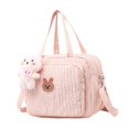 thumbnail image 4 of Xuanheng Sac à Couches Compartiment Sac à Main Réutilisable Sac de Maquillage Élégant pour Maman Sac de Rangement Rose, 4 of 8