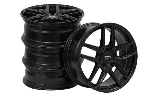 4 x jantes Euro Design Forza en alliage Noir brillant de 22x9.5 pouces