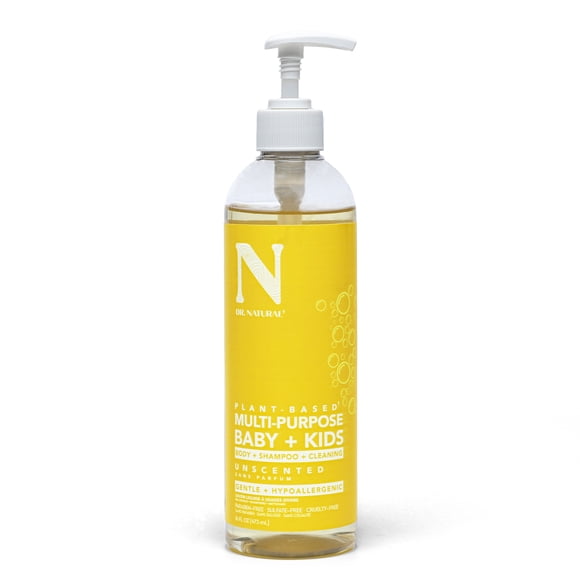 Dr. Natural Multi-Purpose Baby Plus Kids Soap,Unscented, 473 ml