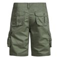 thumbnail image 4 of LSLJS Mens Mode Sports Multi-Poches Décontracté Été Solide Fermeture Éclair Court Pants, Mens Shorts Été Clothes, 4 of 5