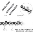 thumbnail image 1 of 2 Pcs 4 en 1 Mini Tronçonneuse Électrique Sans Fil pour Jardinage de Jardin, 1 of 2