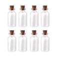 thumbnail image 1 of MasteelfCA 50pcs Mini Glass Bottles Jars with Cork Wish Note Craft Bottle (Clear), 1 of 7