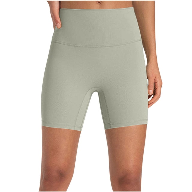 Yuyuzo Yoga Biker Shorts Womens High Waisted Belly Control Shapewear Workout Running Compression Shorts
