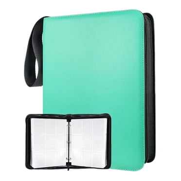 900-Card Collectible Album - 9-Pocket Per Page, 50-Page Trading Card Binder with 900 Slots, Clear PVC Pages, Portable Storage for Sports & Trading Cards