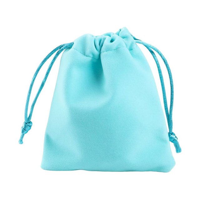fastboy Drawstring Bag Storage Burlap Packaging Gift Corset Pouches Sack Jewelries Bundle Organize Candy Cosmetic Coins Blue
